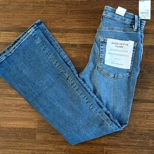 Good American Classic Blue Flare Jeans